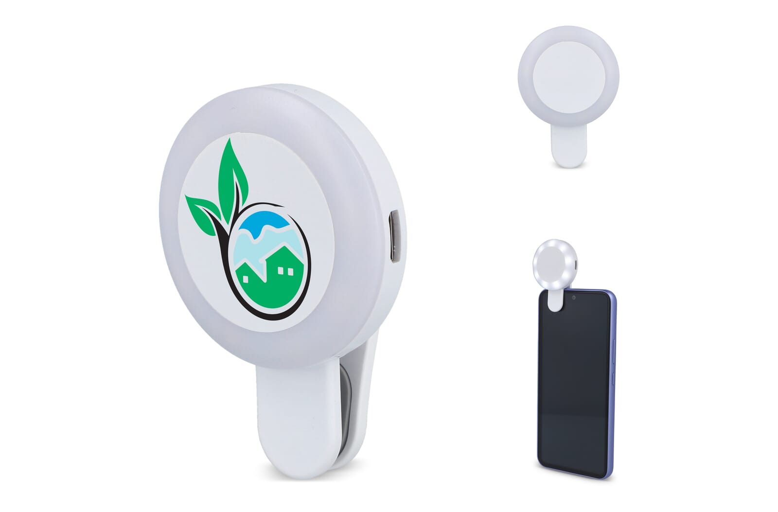 Universal Tragbares Selfie LED-Licht mit 3-Helligkeitsstufen - Wanfried