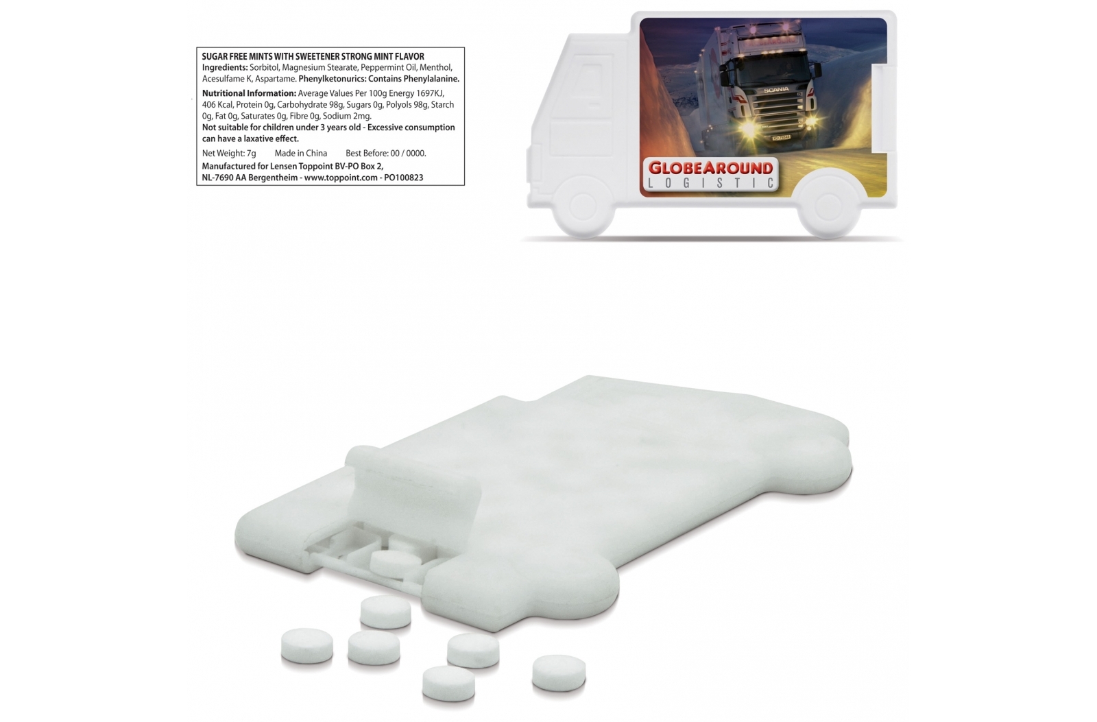 Pfefferminzdose LKW