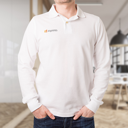 Personalisiertes Langarm-Poloshirt für Herren - | Zaprinta Österreich Personalisiertes Langarm-Poloshirt für Herren - | Zaprinta Österreich