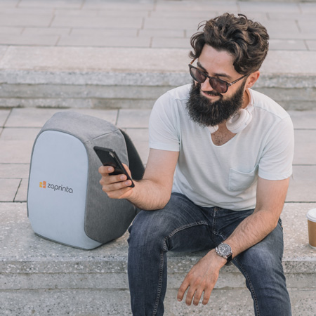 Personalisierter Anti-Diebstahl-Rucksack - | Zaprinta Österreich Personalisierter Anti-Diebstahl-Rucksack - | Zaprinta Österreich